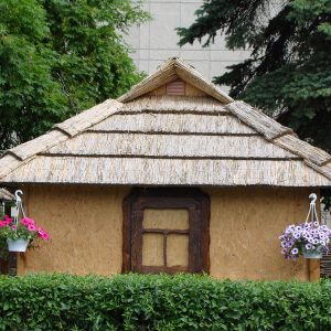 Крыша из камыша (плиты)